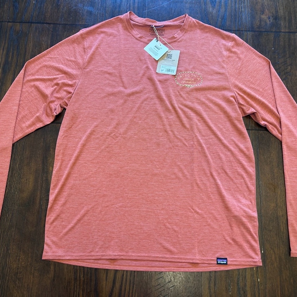 Patagonia Men's L/S Cap Cool Daily Graphic Shirt - Clean Climb Roots